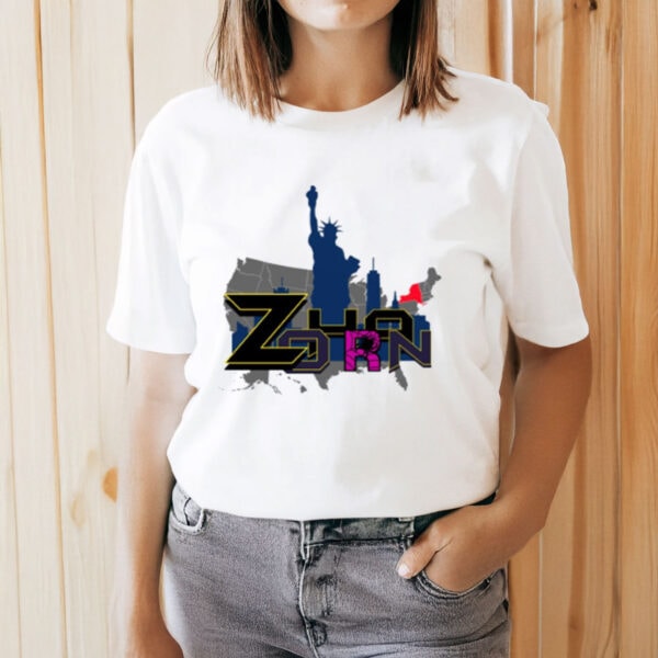 Zohran-for-NYC-Tee-–-U.S.-Map-&-Liberty-Representations