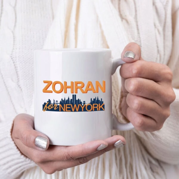 Zohran-for-New-York-Mug-–-NYC-Skyline-Political-Cup