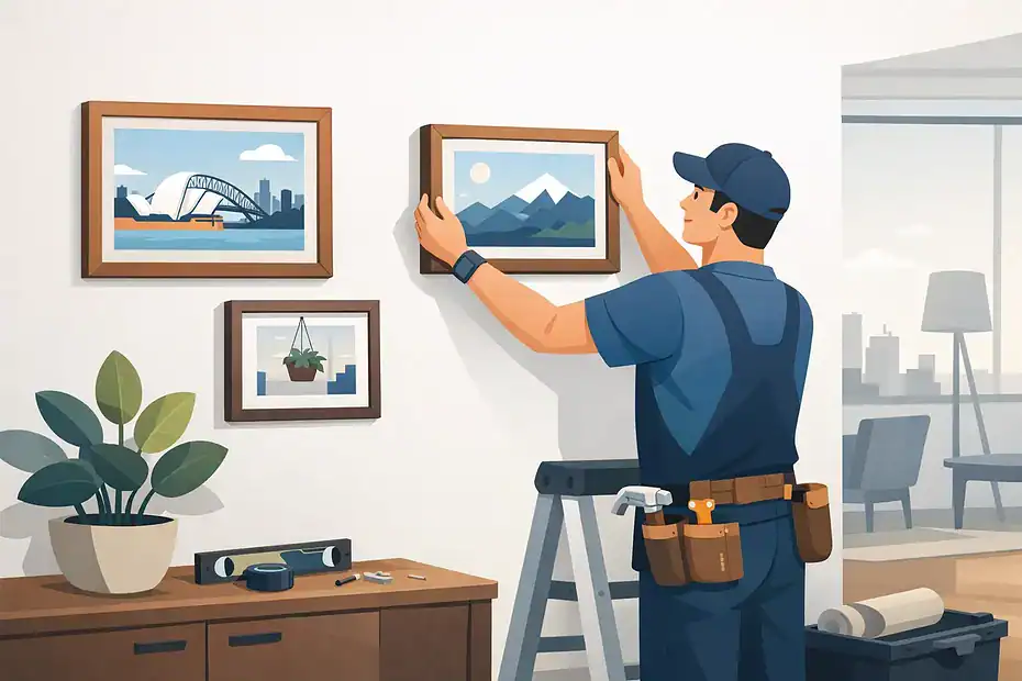 Apartment Picture Hanging Service Done Right