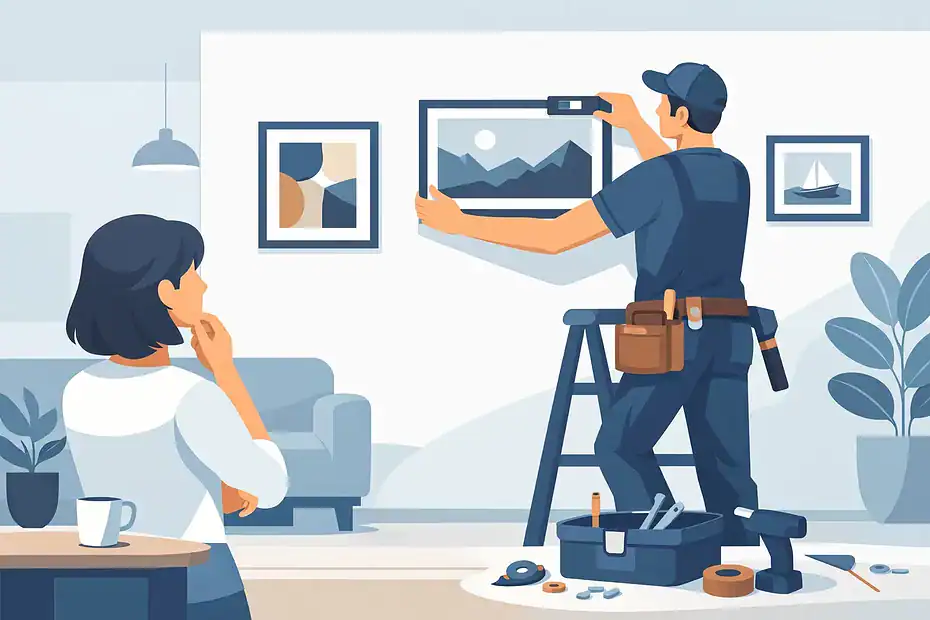 Can You Hire Someone to Hang Pictures?