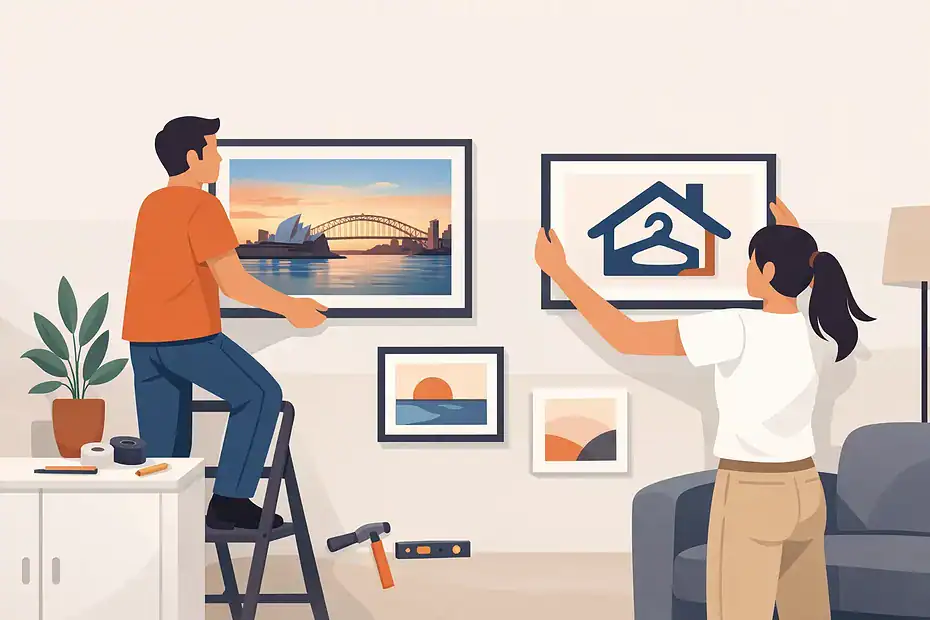 Framed Artwork Installation Sydney Tips