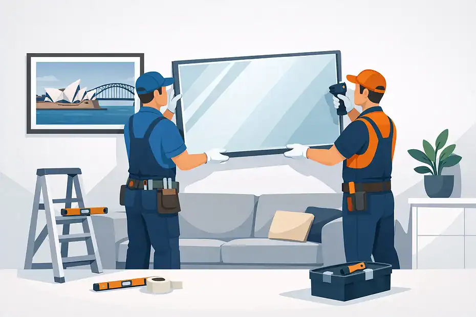Heavy Mirror Hanging Service in Sydney Area