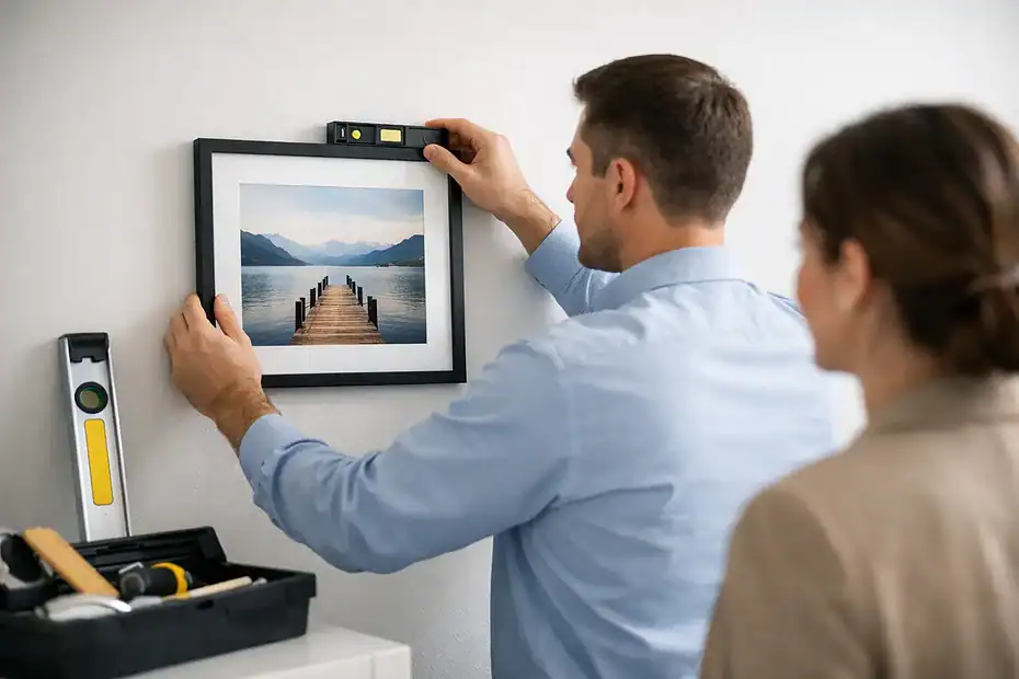How Do Professionals Hang Pictures Right?