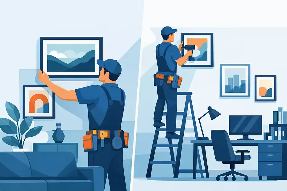 Picture Hanging Service for Homes and Offices