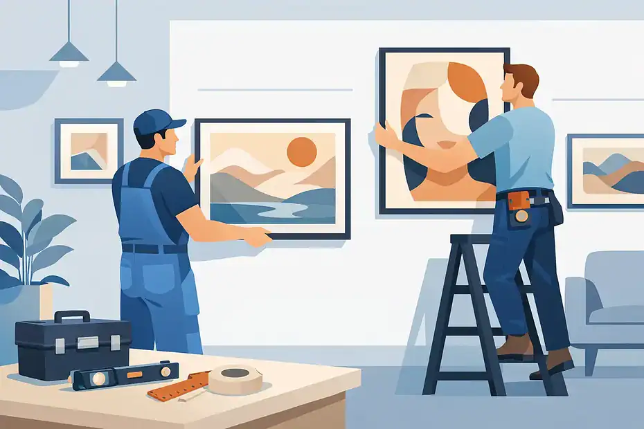 Professional Art Hanging Services That Work