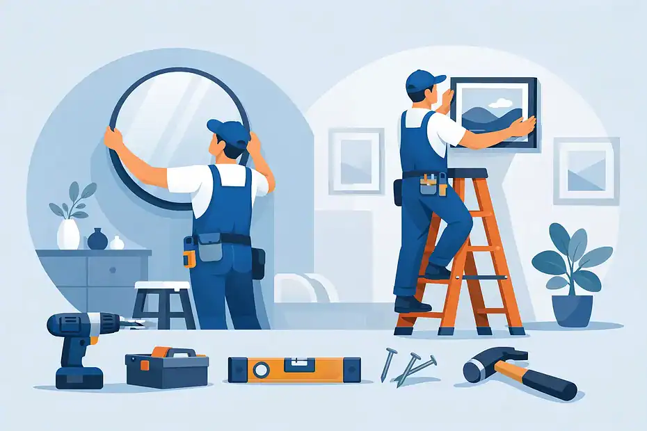 Professional Mirror and Picture Hanging Services