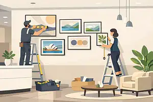 Reception Area Wall Art Installation Tips