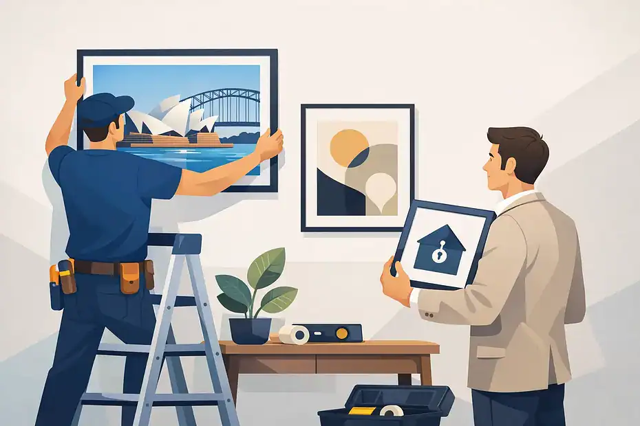 Who Installs Framed Artwork?