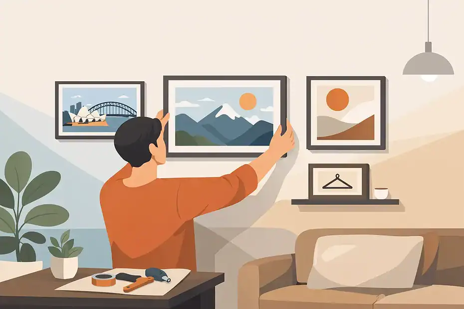 Art Hanging for Rental Homes Done Right