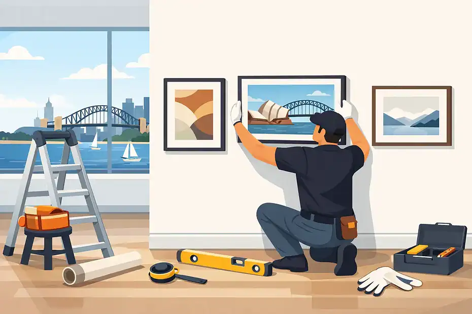 Art Hanging Sydney Done Right