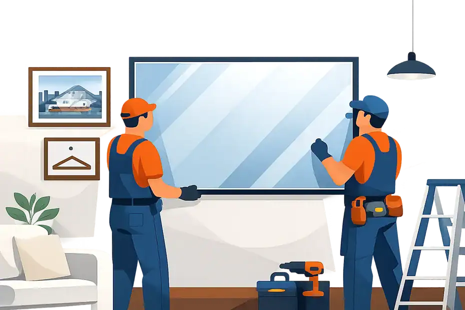 Who Installs Heavy Wall Mirrors?