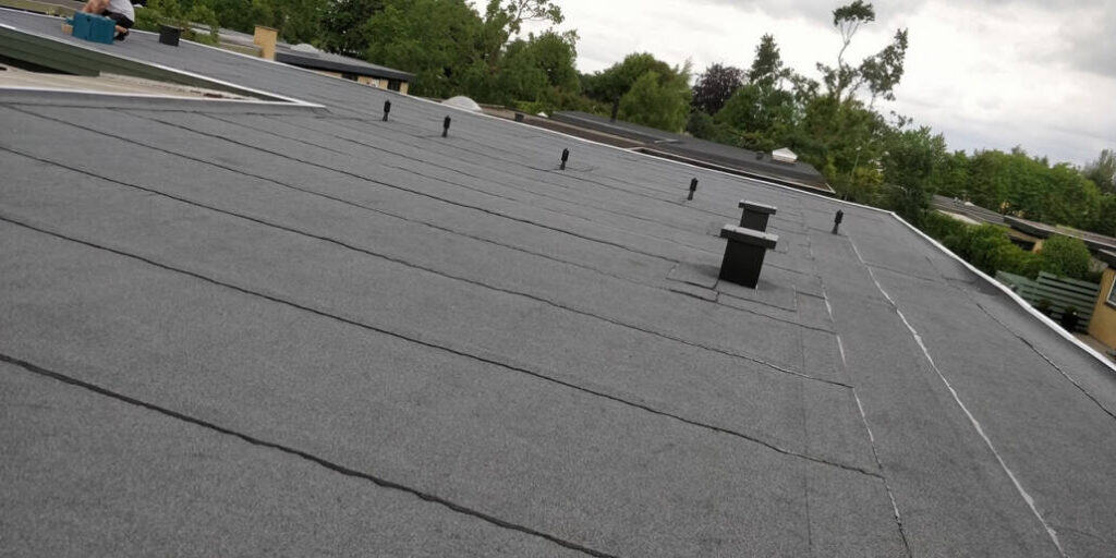 tagpaptag udført af tagdækker fra AB Tagdækning