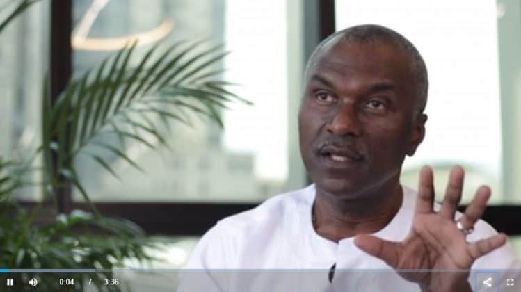 Business leader speaking about opportunities in Africa's emerging markets.