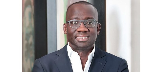 Acha Leke, a prominent business leader, at McKinsey Africa headquarters.