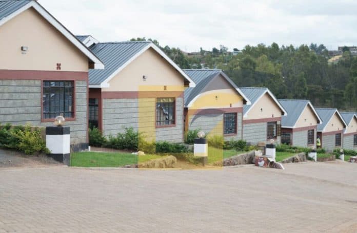New housing development in Kenya showcasing high-demand property areas.