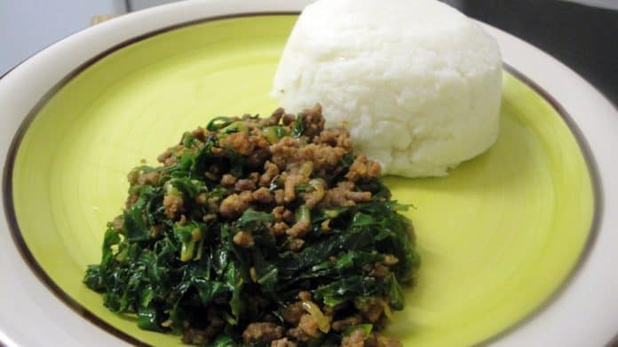 Sadza, A Side Dish From Zimbabwe