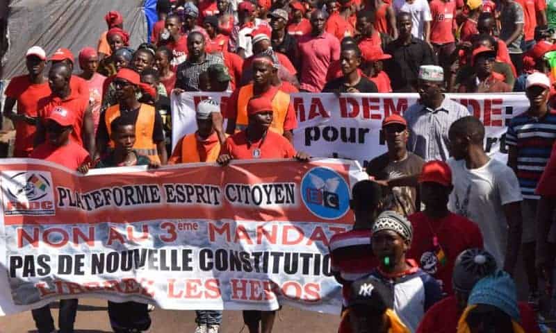 Guinea Protesters Vow Not to Stop