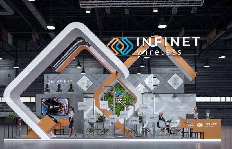 Infinet Wireless booth at GITEX Technology Week 2021 Dubai.