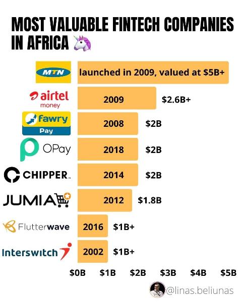 Nigerian fintech unicorns showcasing leading digital finance companies in Nigeria.