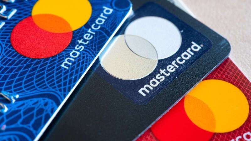 Mastercard credit card promoting climate change initiatives in Africa.