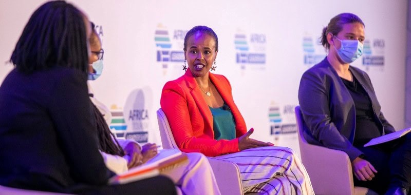 Panel discussion at Africa MICE Masterclass 2022 on industry recovery.