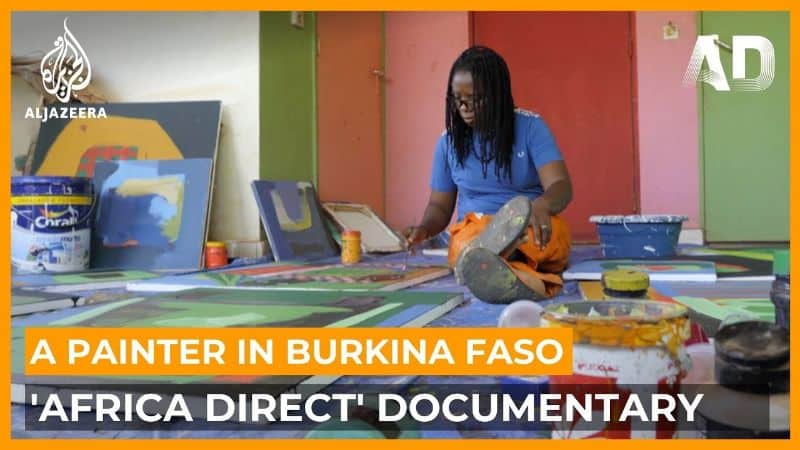 Renowned Artist Adjaratou Ouédraogo Shares the Joy of Painting in her Home City in Burkina Faso