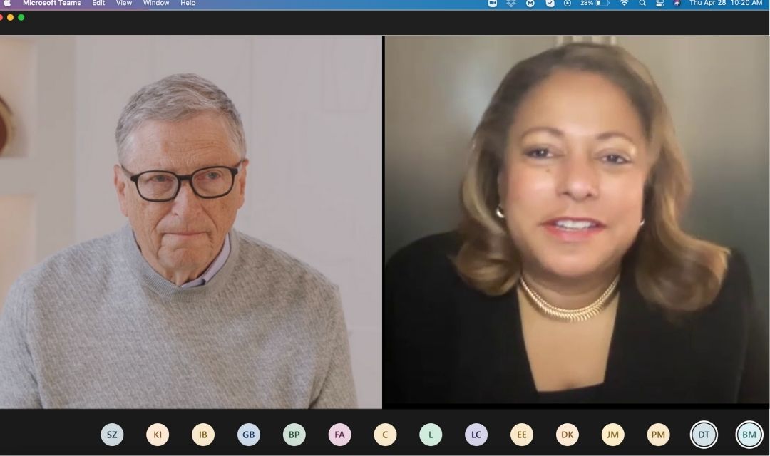 Bill Gates and African journalists engage in a virtual discussion on pandemic preparedness.