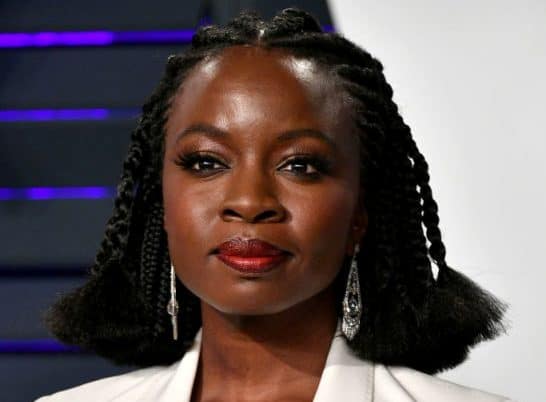 Danai Gurira, actress and activist, attending the Global Citizen Festival in Accra on September 24.