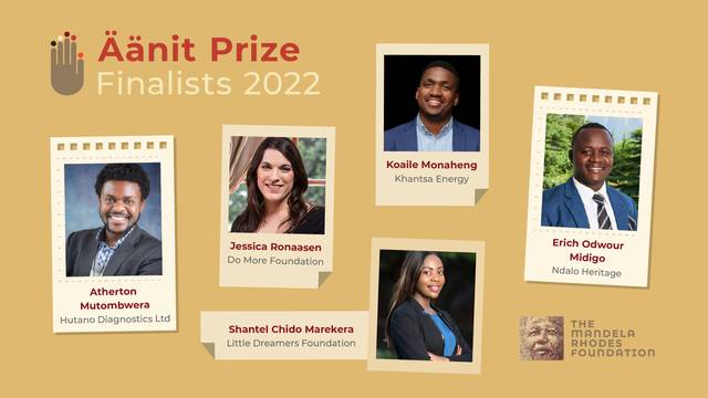 Five Young Leaders In The Running For k For Socially Impactful Projects In Africa