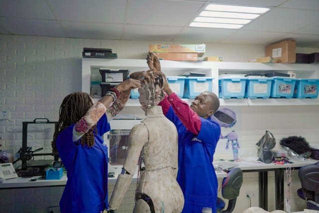 Africa’s First Humanoid Robot “Omeife” Unveiled At Gitex