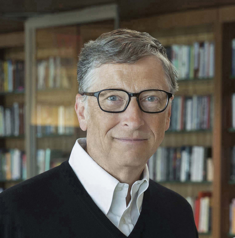Bill Gates at Africa.com discussing innovations for food security and climate resilience.