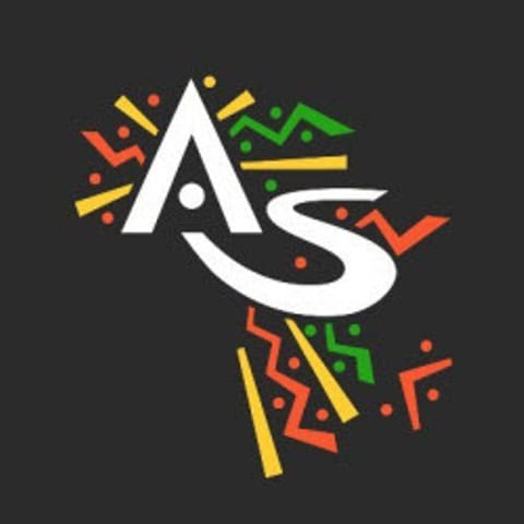 Africa.com logo featuring colorful African-inspired patterns and symbols on a dark background.