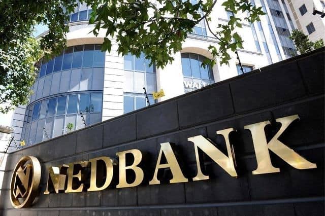 Nedbank headquarters in a modern urban setting, showcasing banking infrastructure.