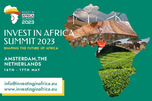 Invest in Africa Summit 2023 in Amsterdam, Netherlands, focuses on Africa's future growth and invest.