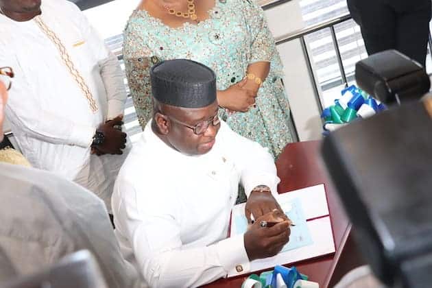 Sierra Leones President Julius Maada Bio
