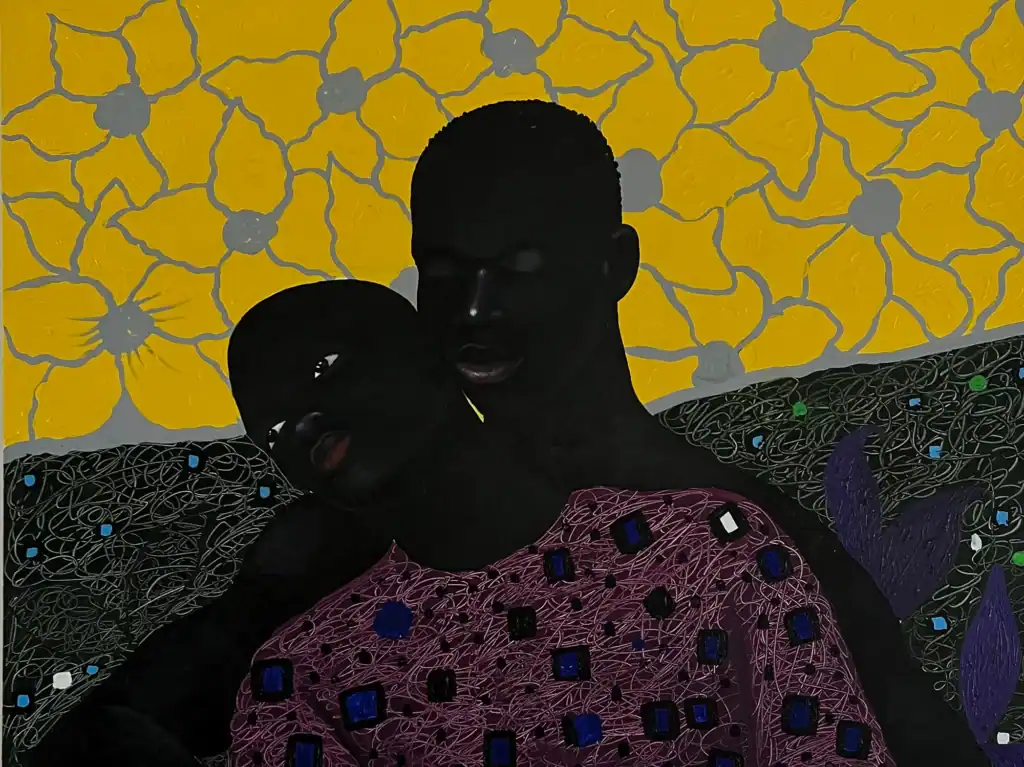 Time theme at Cape Town Art Fair with vibrant African-inspired artwork.