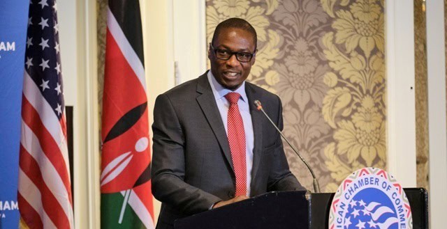 Kenyan and American business leaders at AmCham Summit 2023.