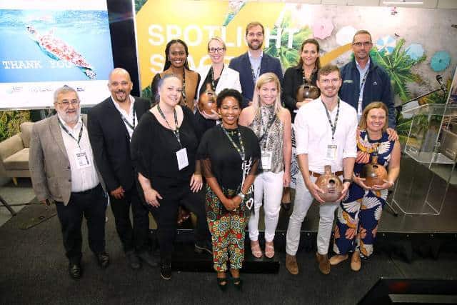 Winners of the Responsible Tourism Awards 2023 celebrating sustainable tourism excellence at WTM Afr.