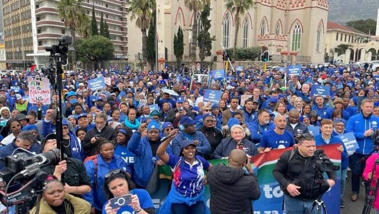 South Africa’s Opposition Protest Affirmative Action