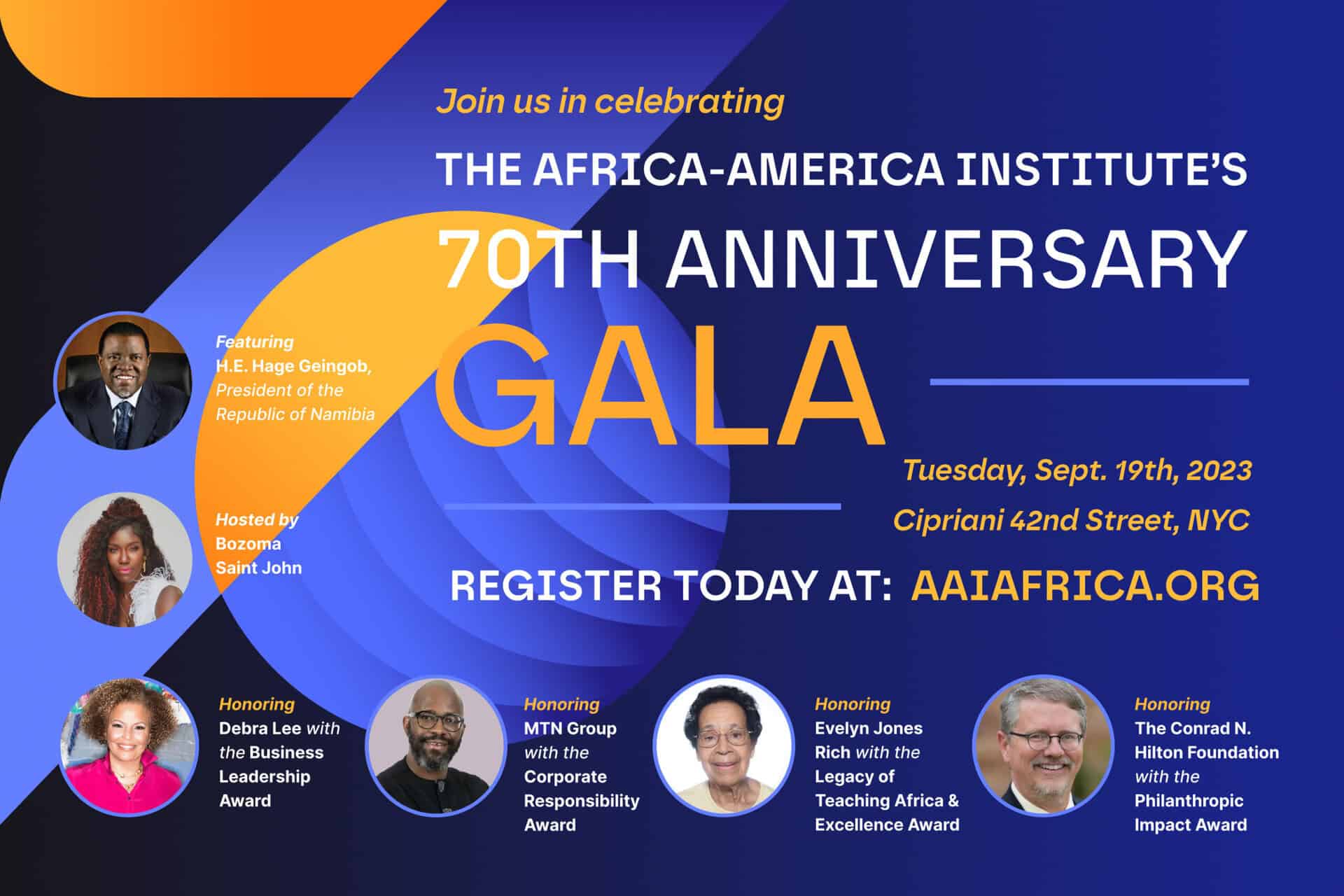 Africa-Institute 70th Anniversary Gala.