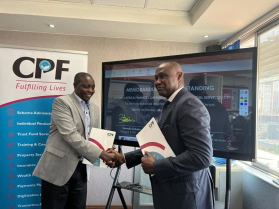 Partnership between Africa Finance Corporation and CPF Kenya to boost infrastructure funding and dev.