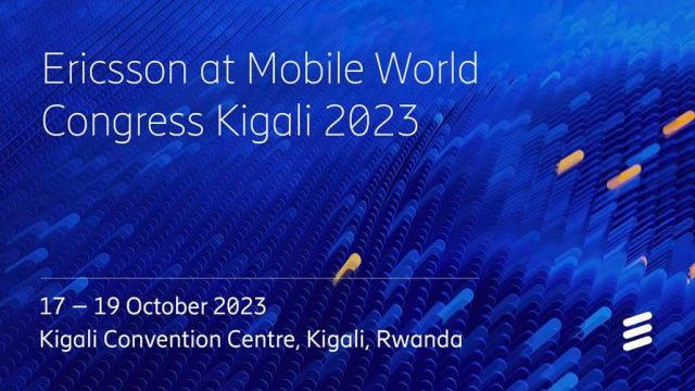 Ericsson at Mobile World Congress Kigali 2023, showcasing Africa's digital transformation efforts.