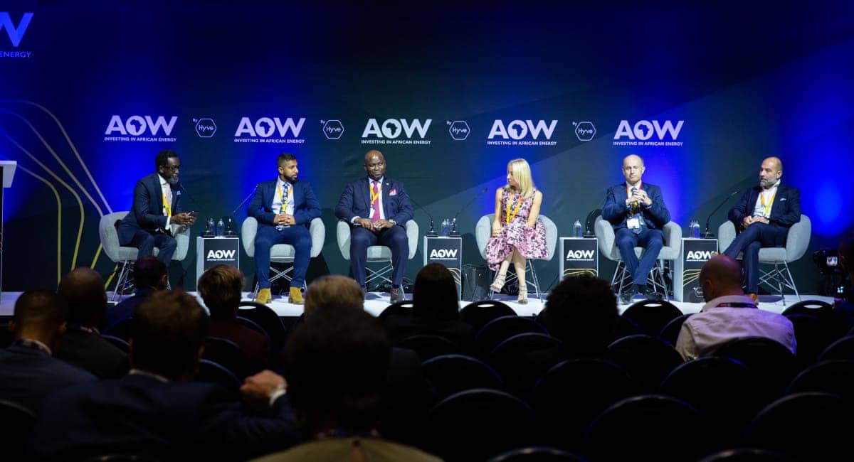 African banking leaders discuss energy sector financing at a conference.
