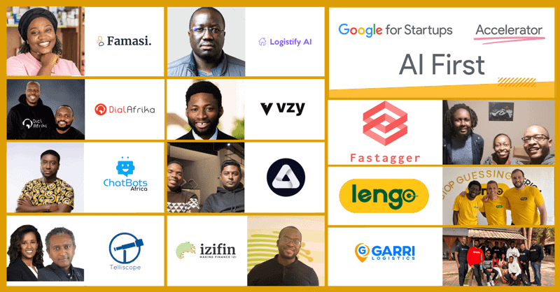African startups featured in Google AI First Accelerator program showcase innovation.