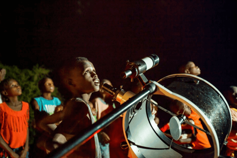 ‘Traveling Telescope’ Inspires Children to Look to the Sky                                       