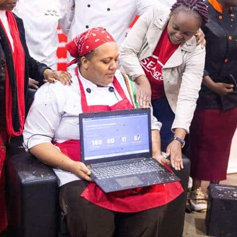 Kenyan Chef Maliha Sets New Guinness World Record For Longest Solo Cooking Session