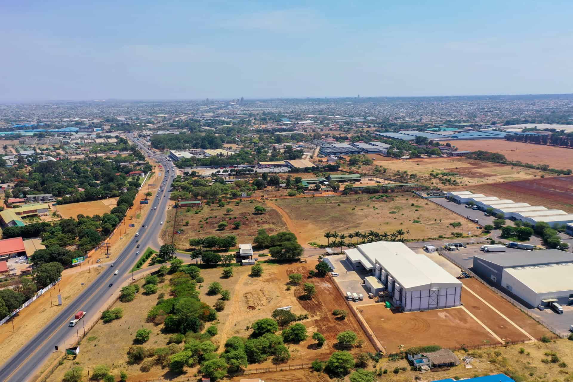 Modern cold storage warehouse in Lusaka, Zambia, supporting logistics and food security.