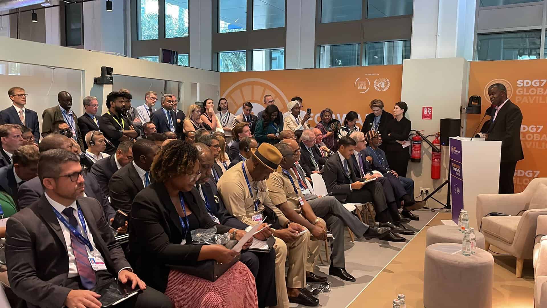 Diverse group attending Africa's first battery energy storage systems consortium event.