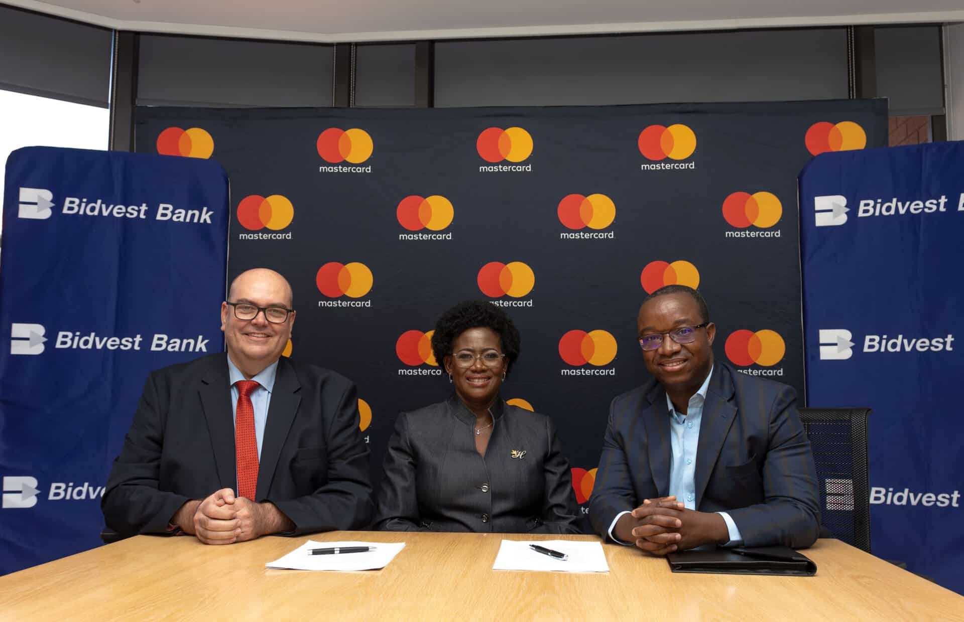 Mastercard and Bidvest Bank executives discuss remittance solutions in South Africa.