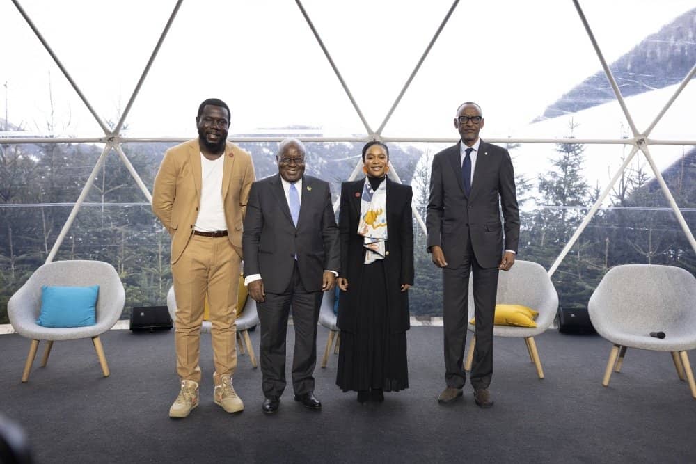 African leaders and global partners at the 'Move Afrika: Ghana' event in a modern conference setting.
